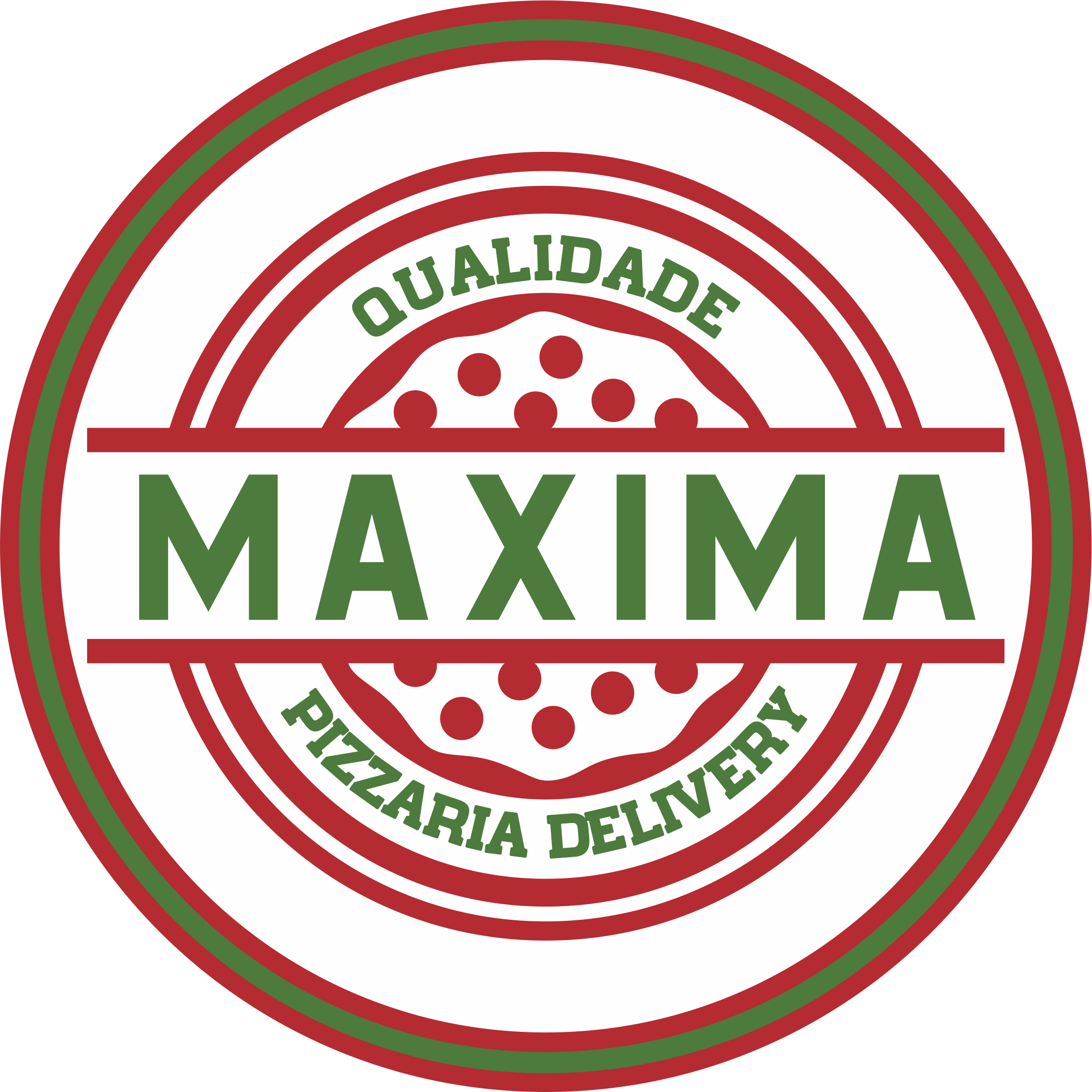 Logo Máxima Pizzaria Delivery